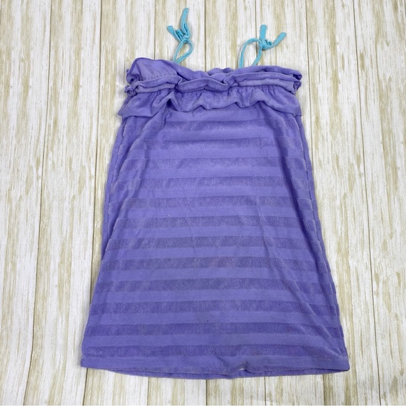 Vintage Disney Store Purple Ariel Little Mermaid Terrycloth Swim Coverup - Picture 8 of 8